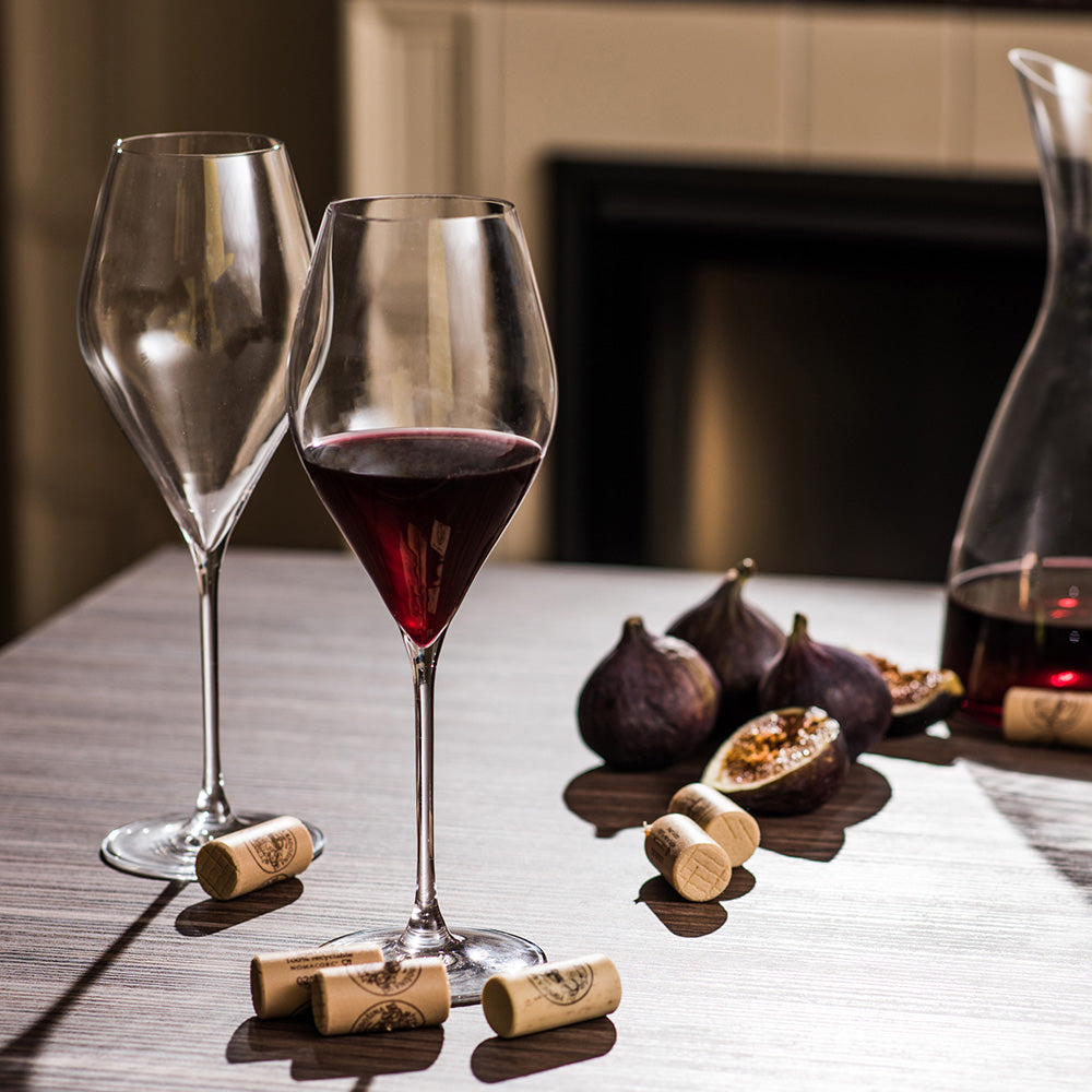 SWAN56 - Crystal Wine Glass - Set Of 6 - Made In Slovakia