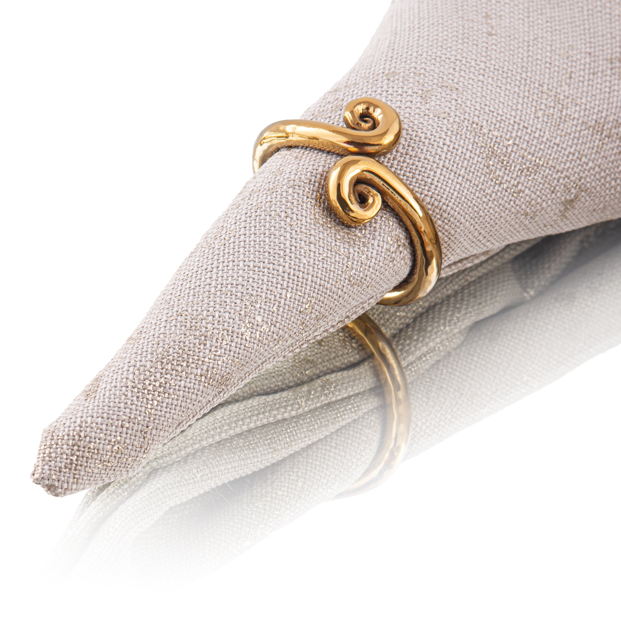 LILY NAPKIN RING - Set Of 6