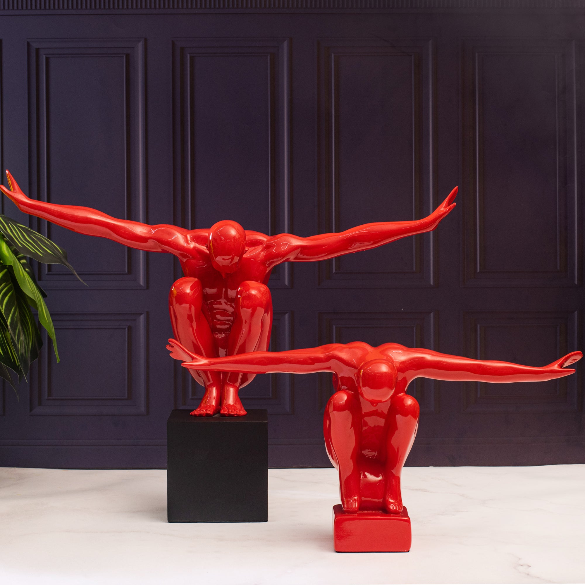 Silent Power In Red Decor