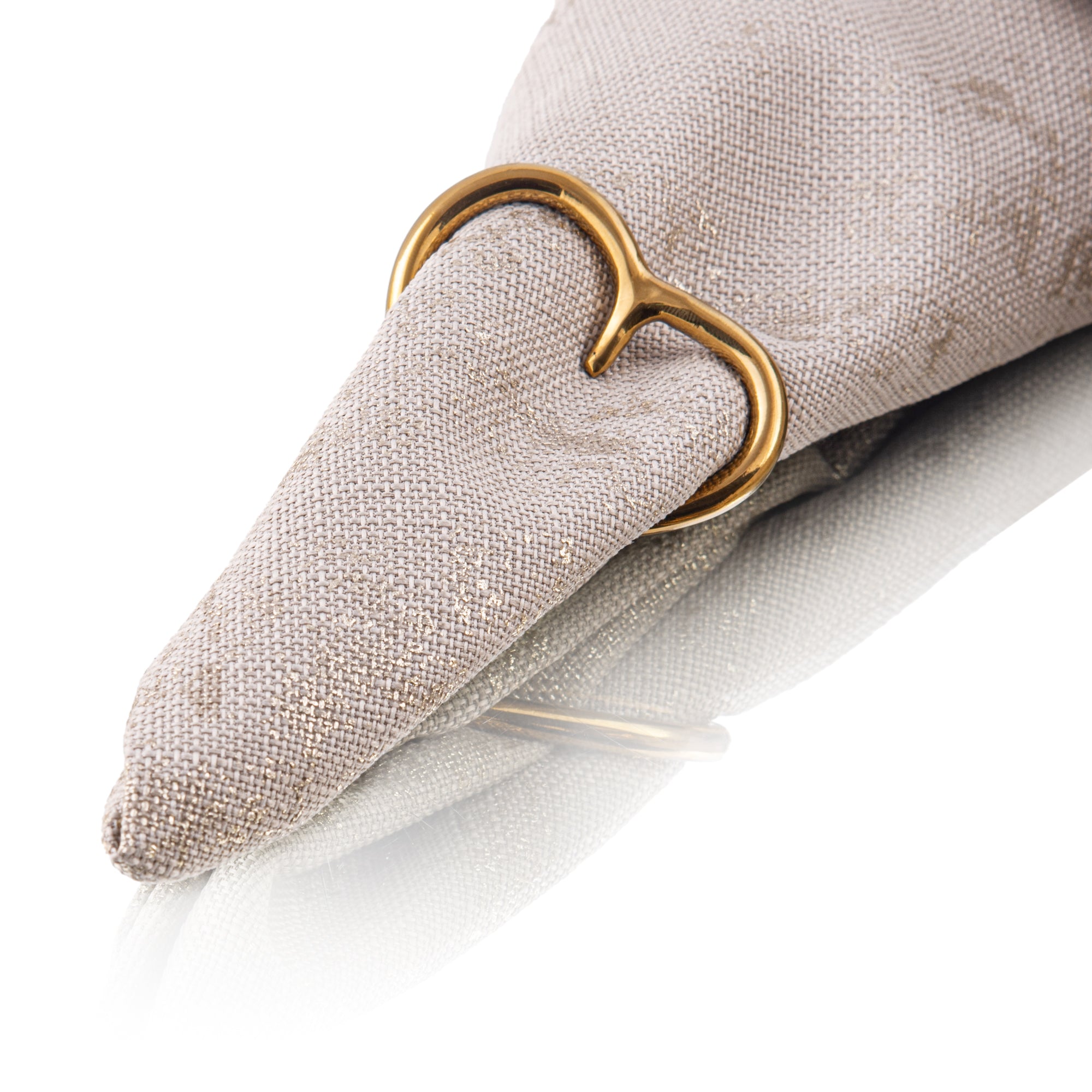 HEART SHAPE NAPKIN RING - Set Of 6