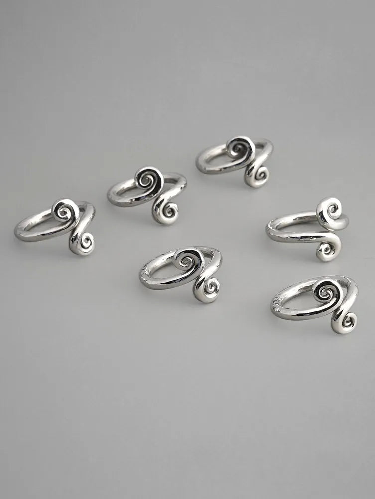 LILY NAPKIN RING - Set Of 6