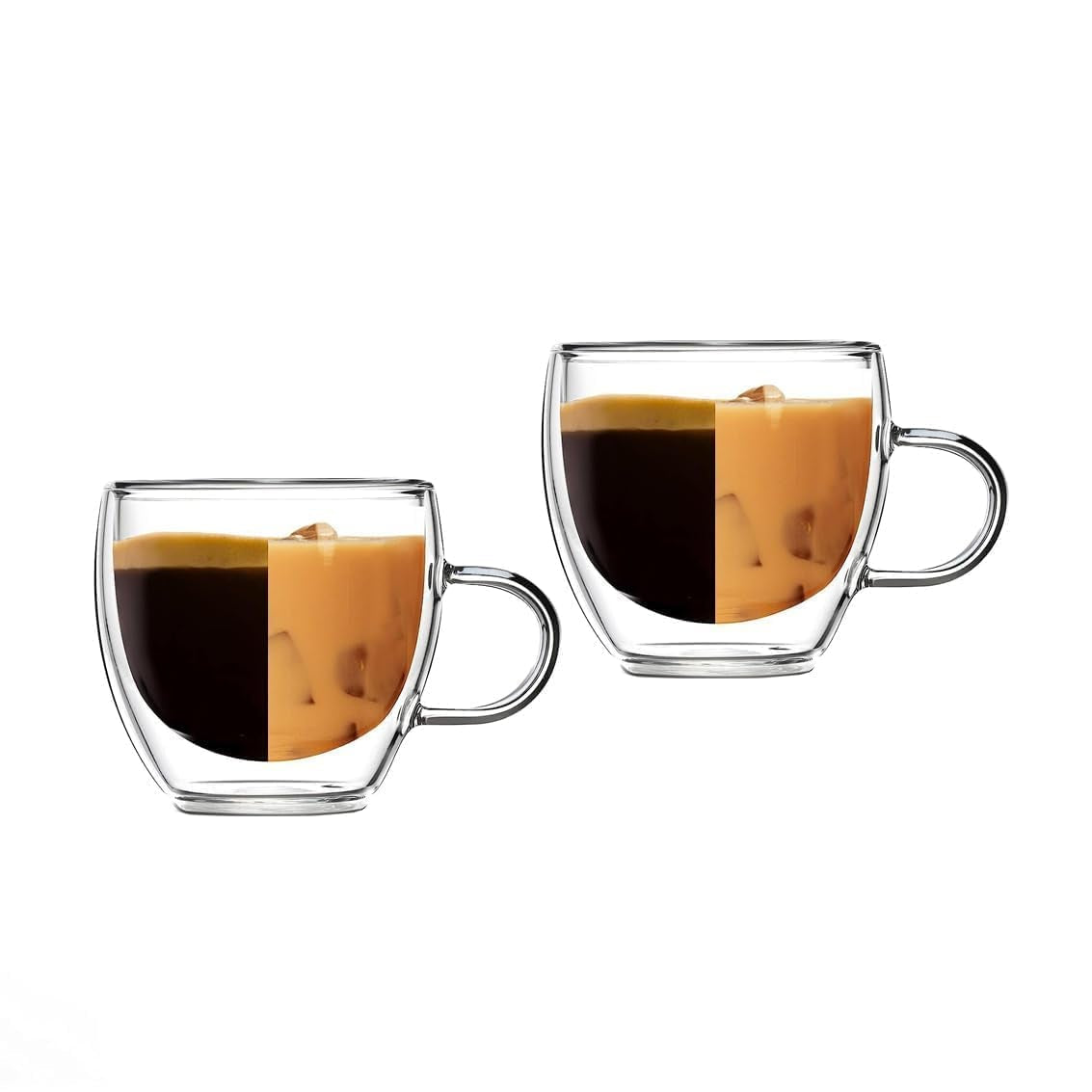 Double Layer Espresso Glass - Set Of 2