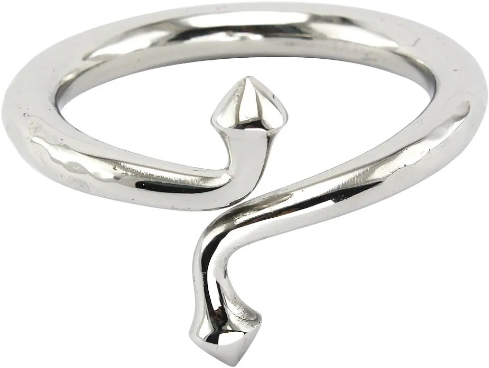 HAMMERED SHAPE NAPKIN RING - Set Of 6