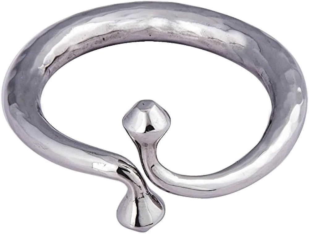 HAMMERED SHAPE NAPKIN RING - Set Of 6