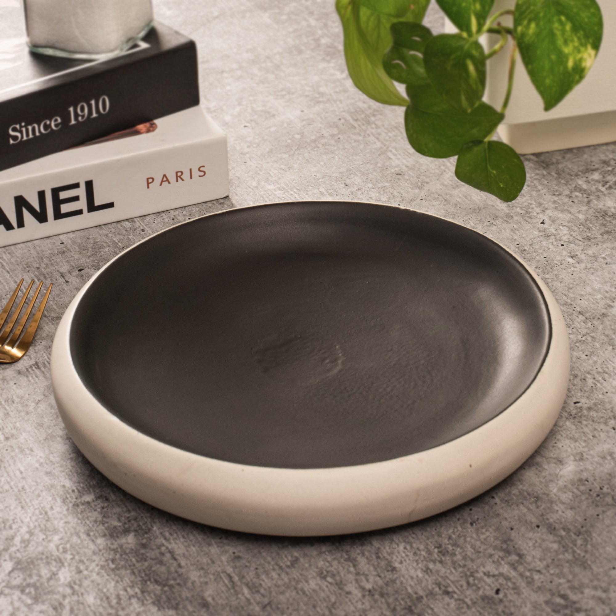 Artisan Stoneware Serving Plate