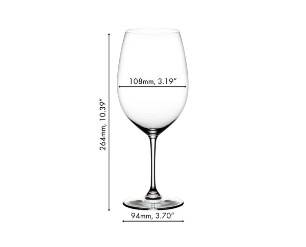 RIEDEL BORDEAUX WINE GLASS - SET OF 2 - MADE IN GERMANY
