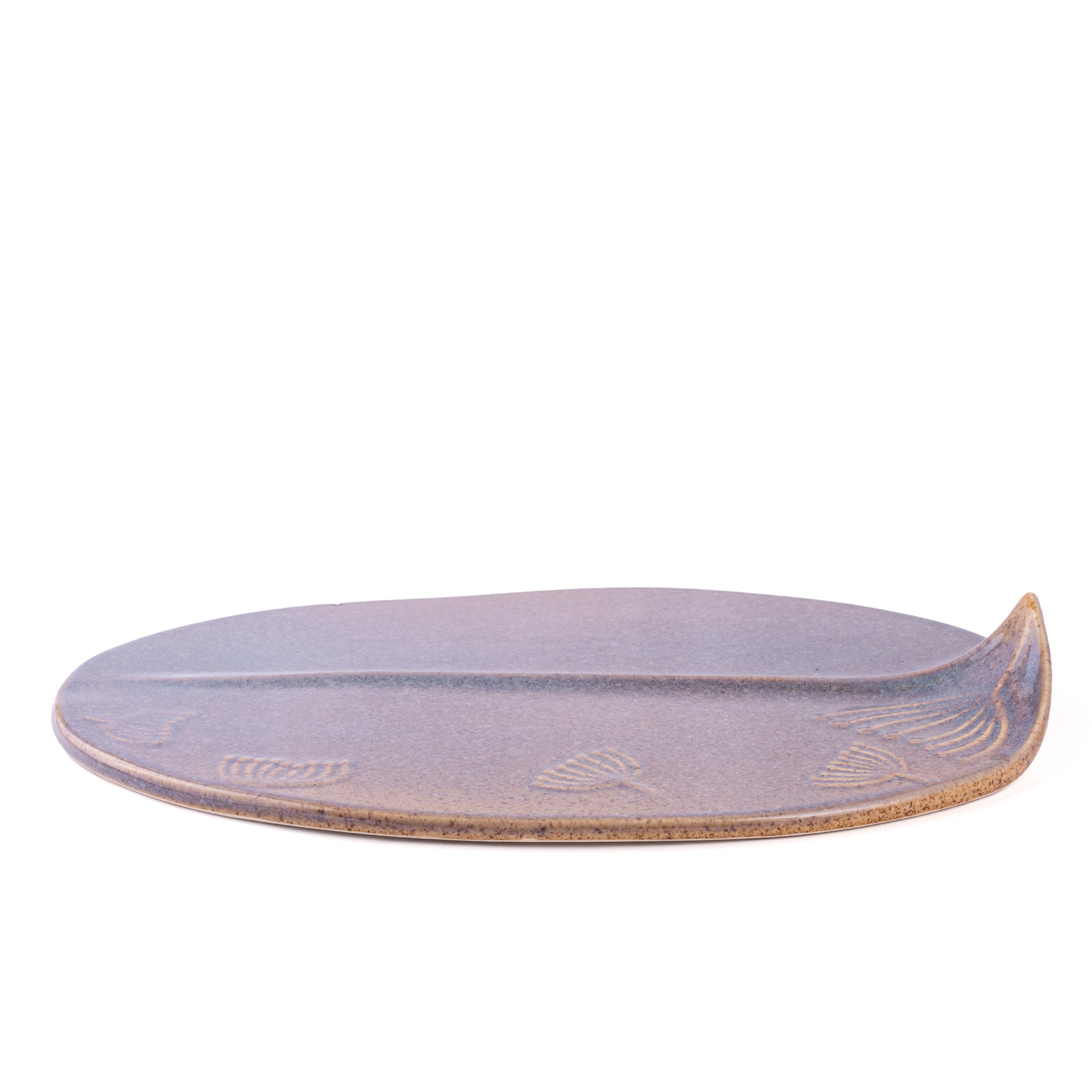 Handcrafted Stoneware Flat Dining Platter