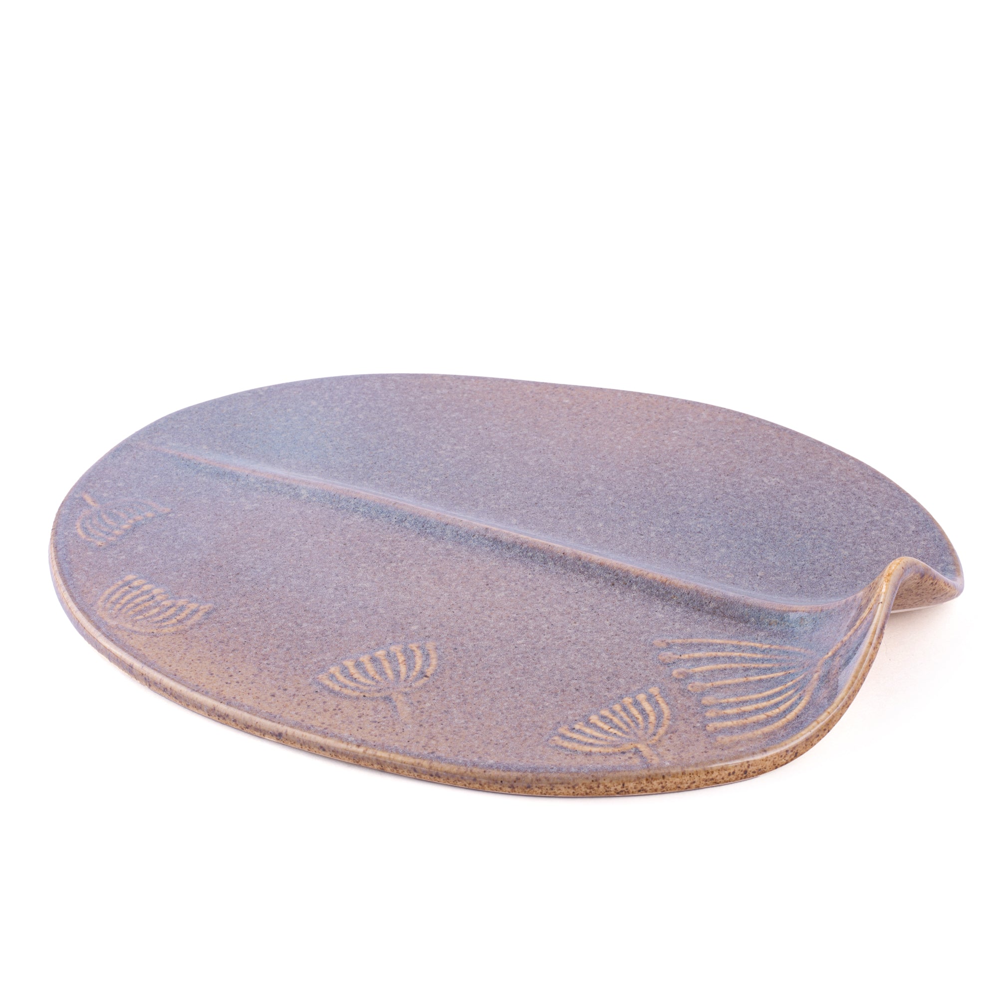 Handcrafted Stoneware Flat Dining Platter