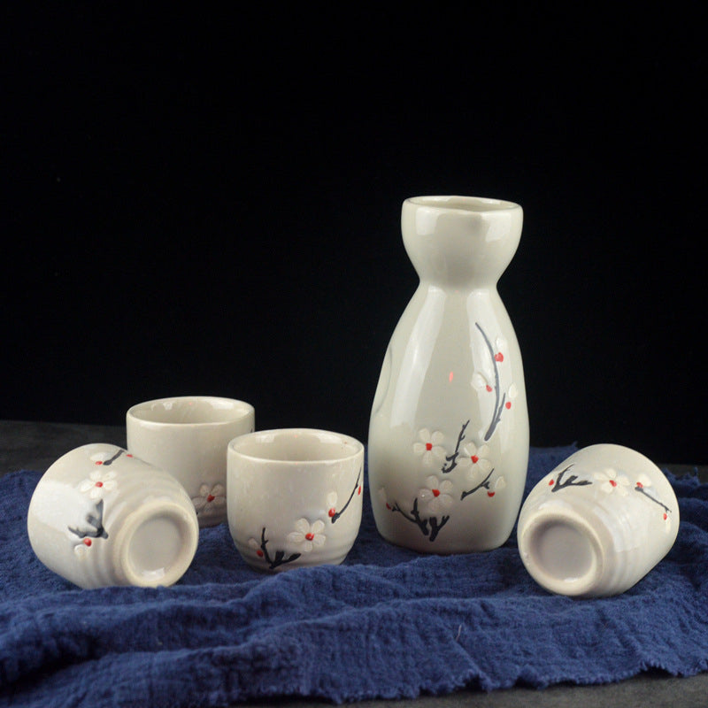 SAKE DRINKING GLASS SET OF 5 Smokey Cocktail