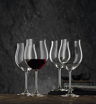 Pinot Noir Crystal Wine Glass - Set Of 4  - Made In Germany