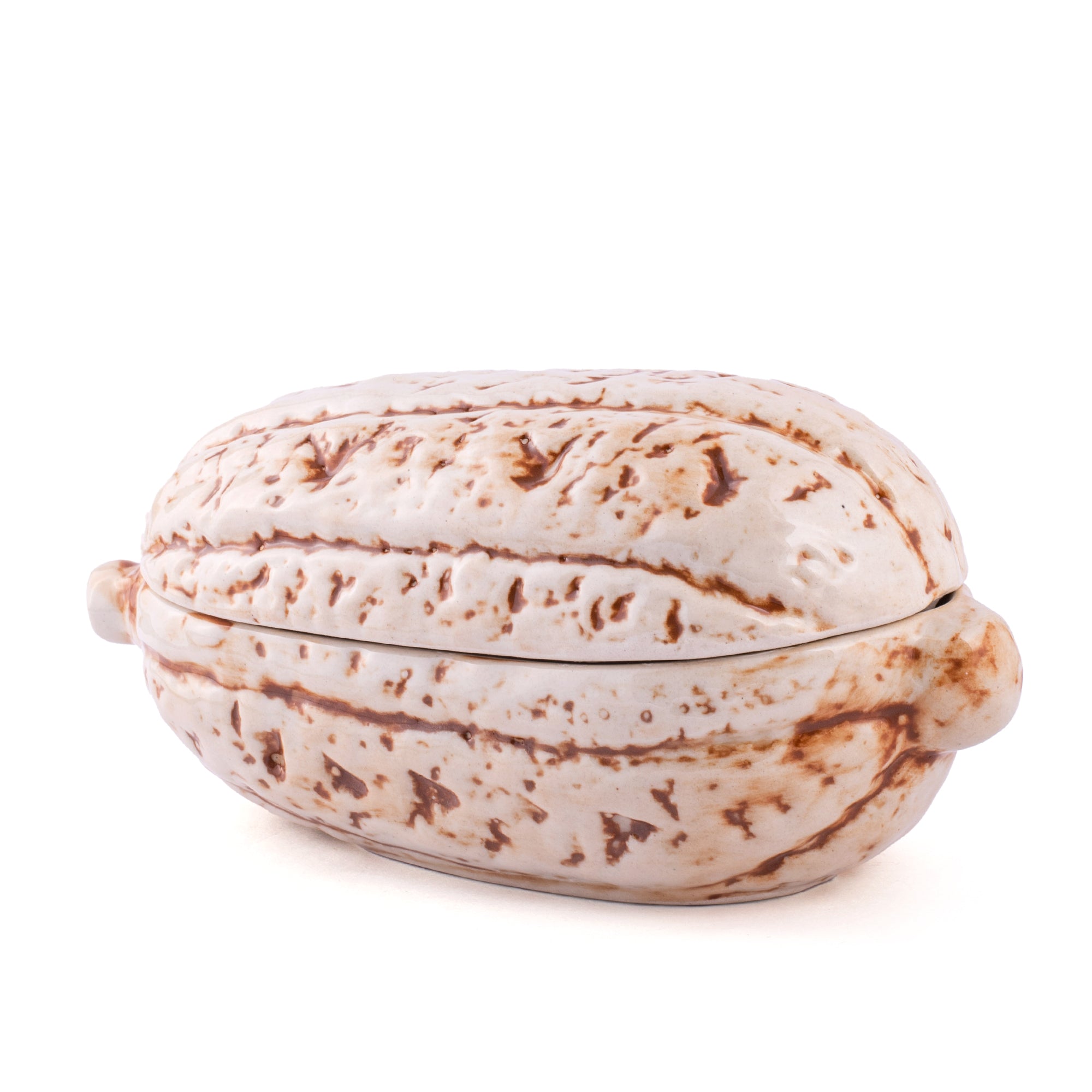 Handcrafted Cacao Shape Serving Platter