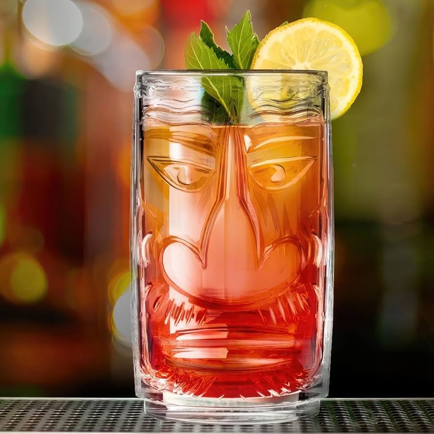 Tiki Glass - Set of 2 - made in italy