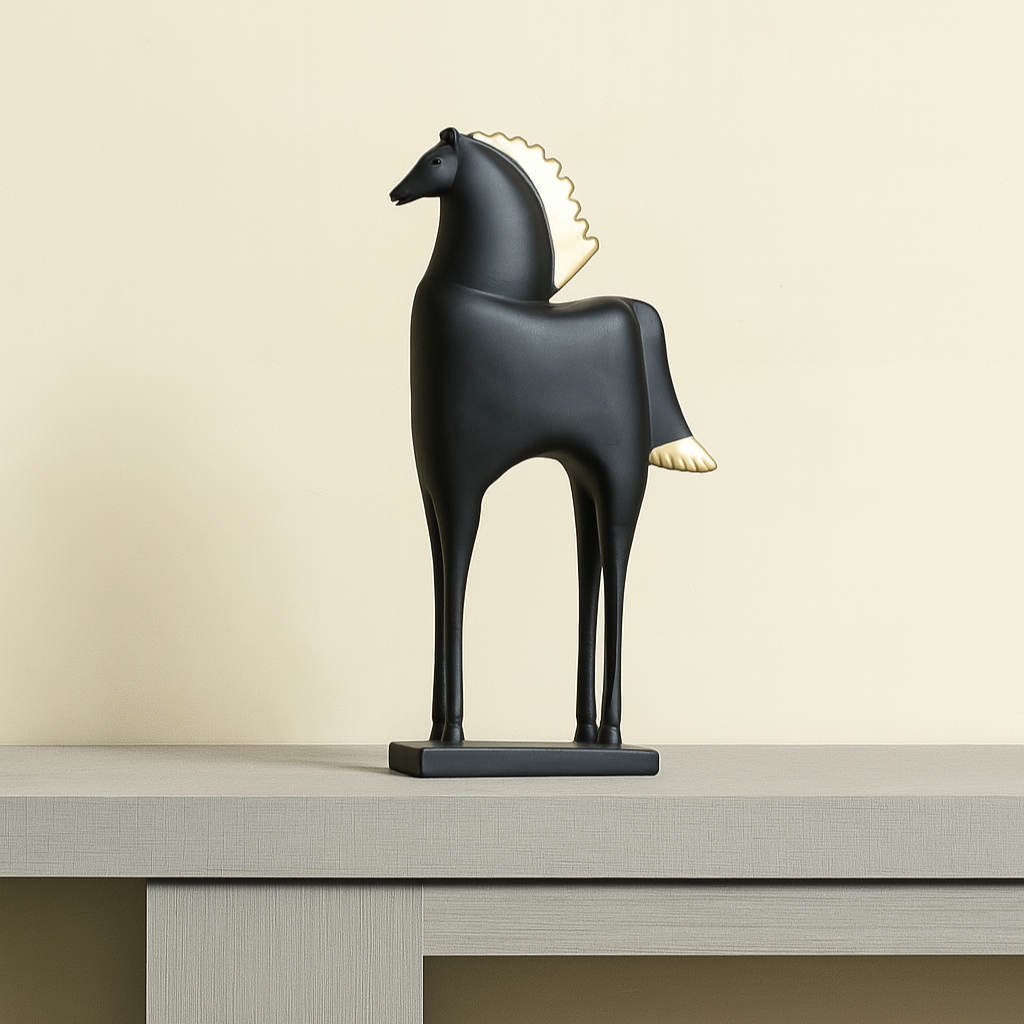 Charming Mini Horse Sculpture
