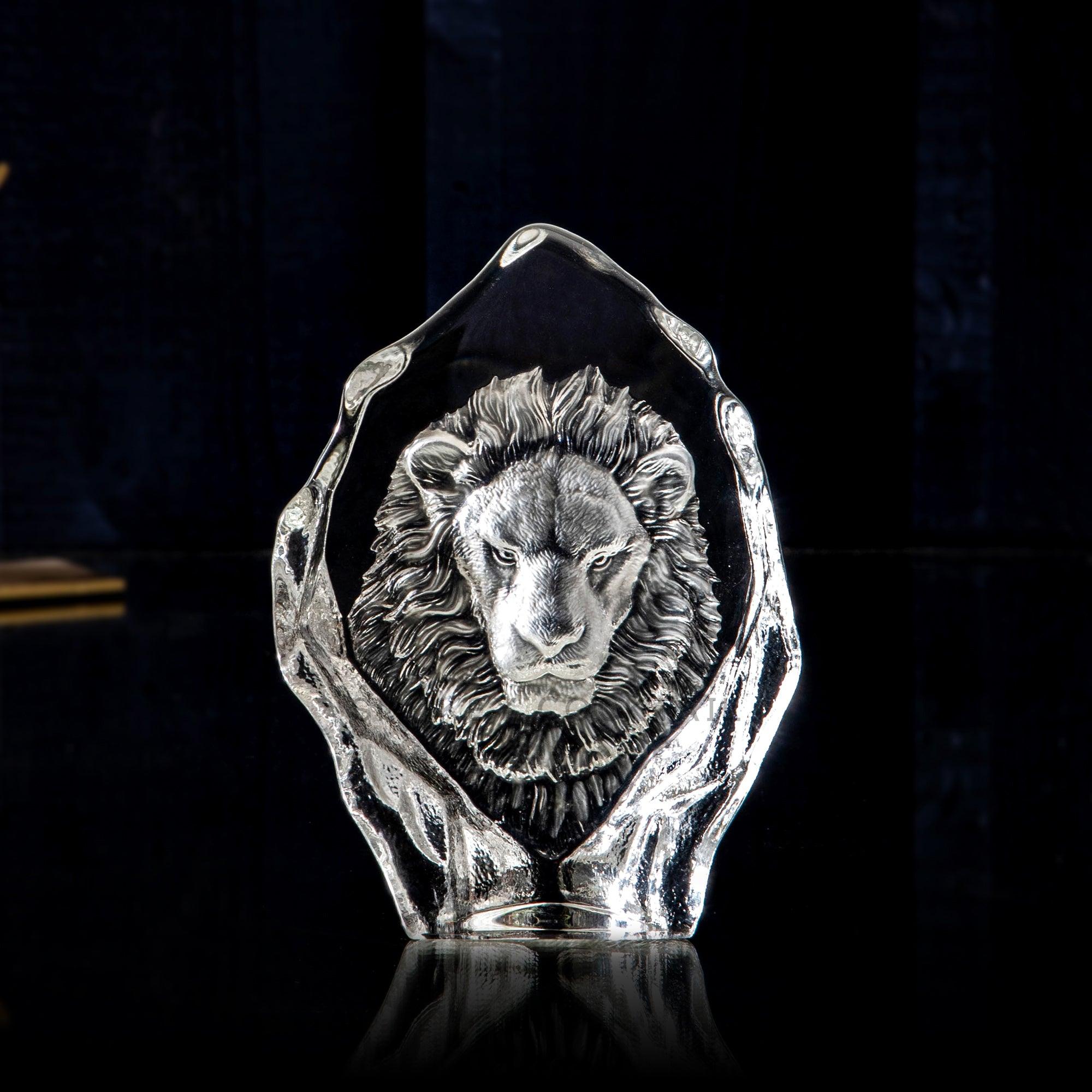 CRYSTAL LION FACE - Smokey Cocktail