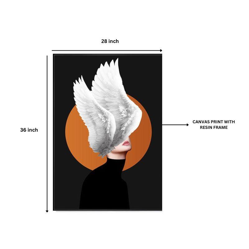 LADY BIRD WALL PAINTING - Smokey Cocktail