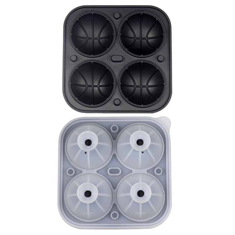 BASKETBALL BIG ICE TRAY -  SET OF 2