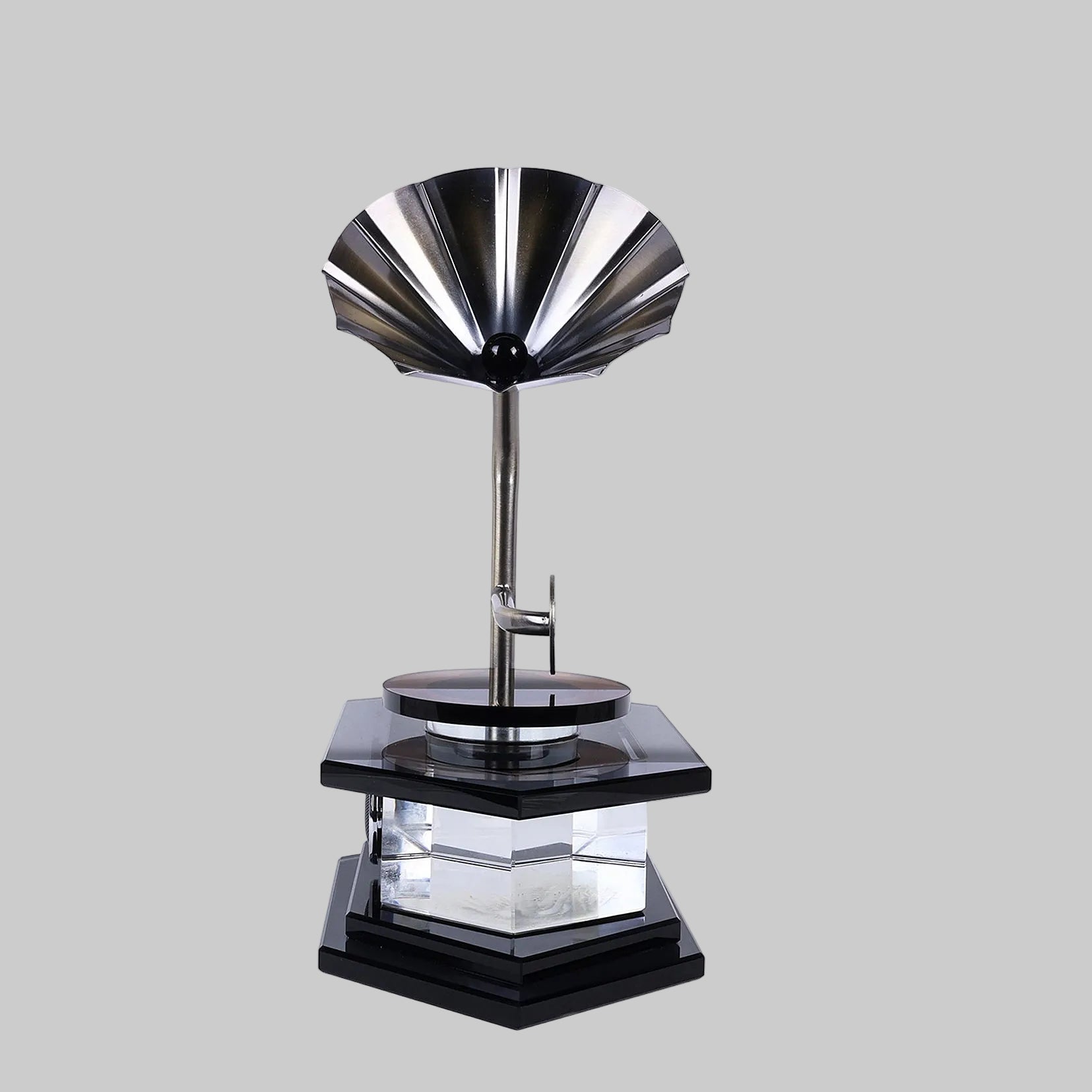 Royal Crystal Gramophone Showpiece