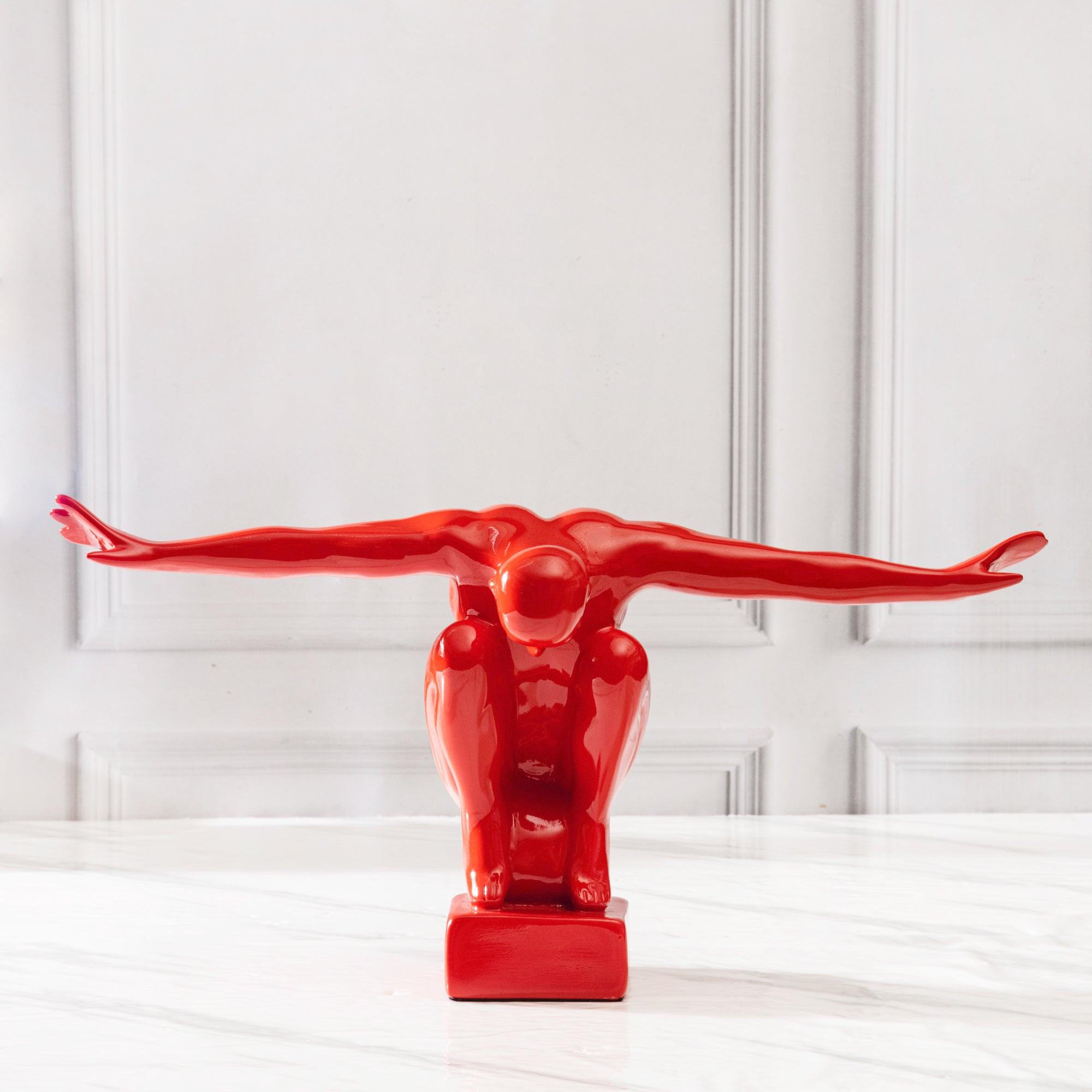 Silent Power In Red Decor