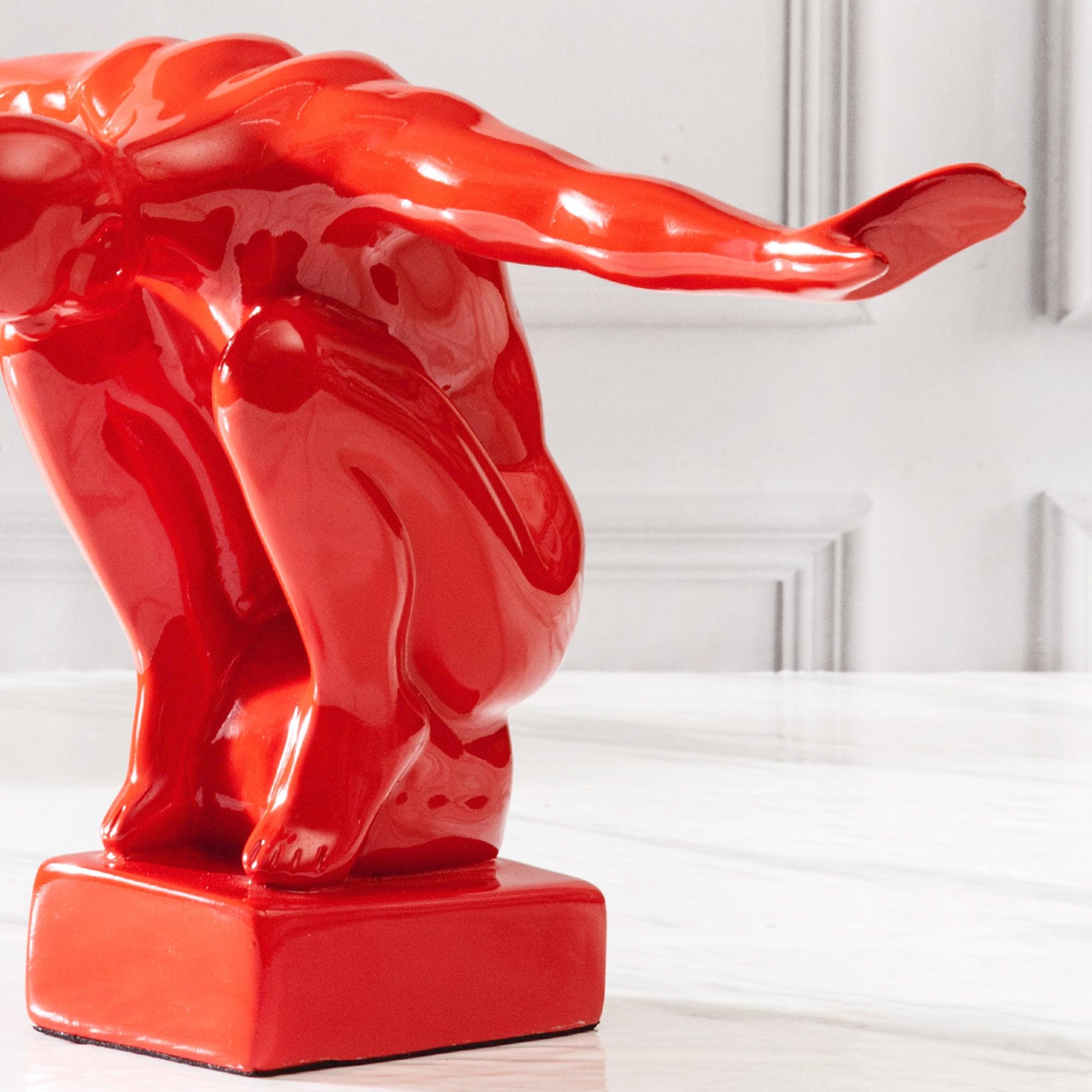 Silent Power In Red Decor