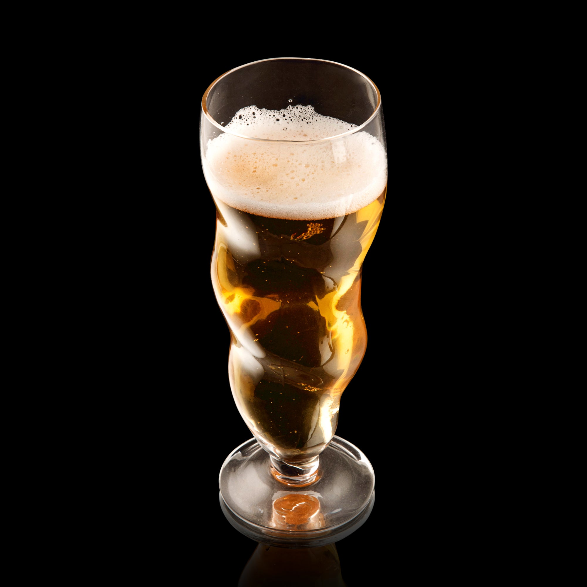 WAVY TALL GLASS - SET OF 4