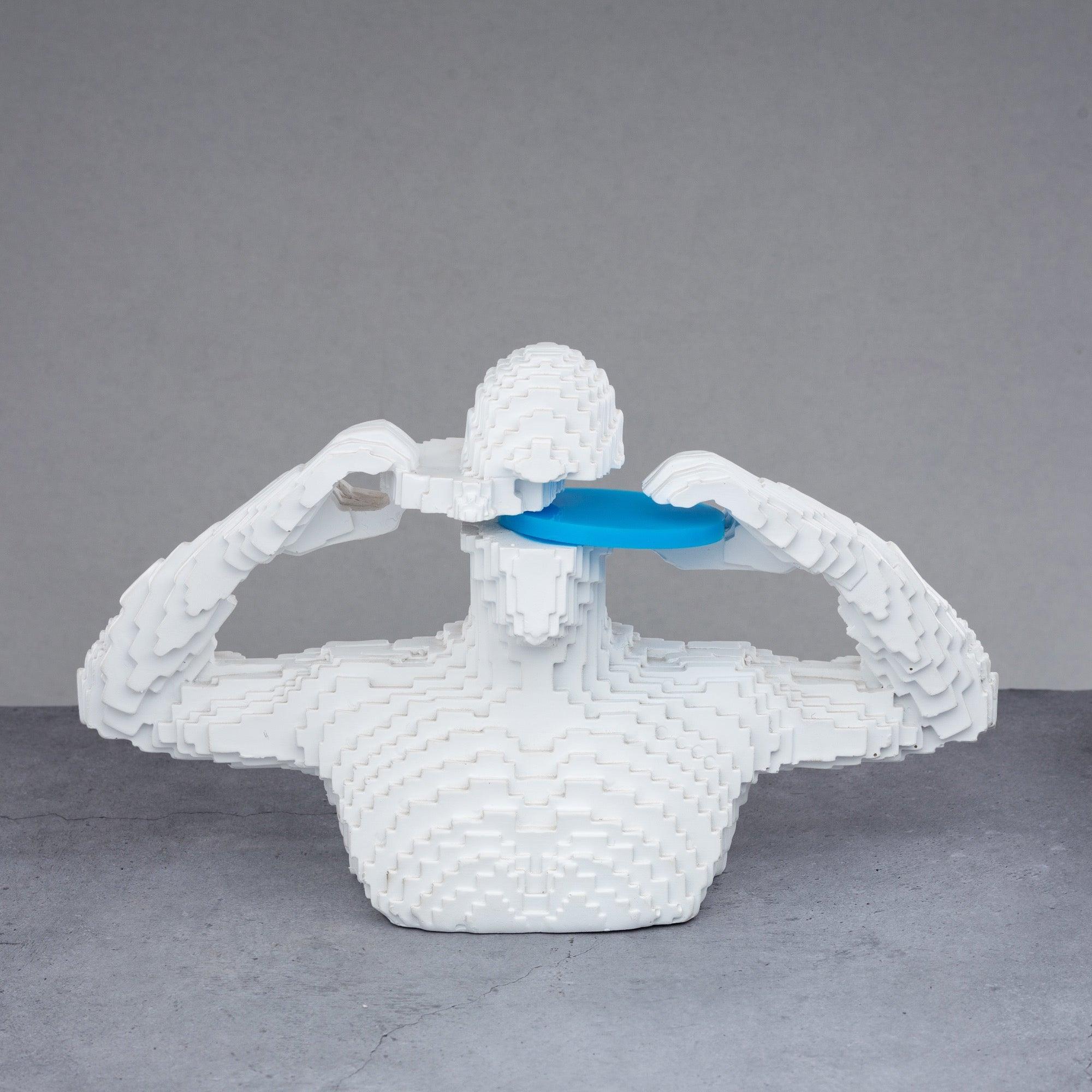 BUILDING BLOCK RESIN SCULPTURE - Smokey Cocktail