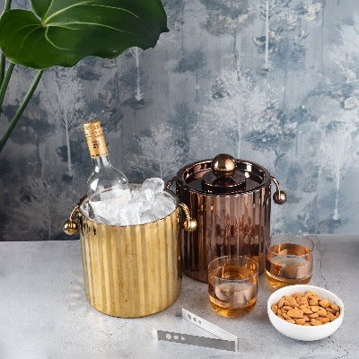 METALLIC ICE BUCKET - Smokey Cocktail