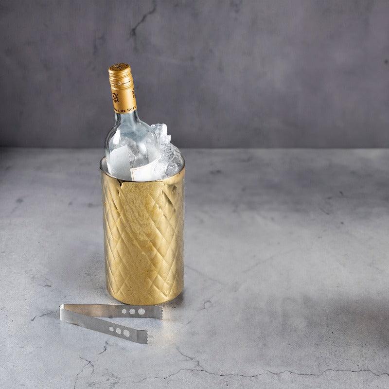 Diamond Cut Bottle Chiller - Smokey Cocktail