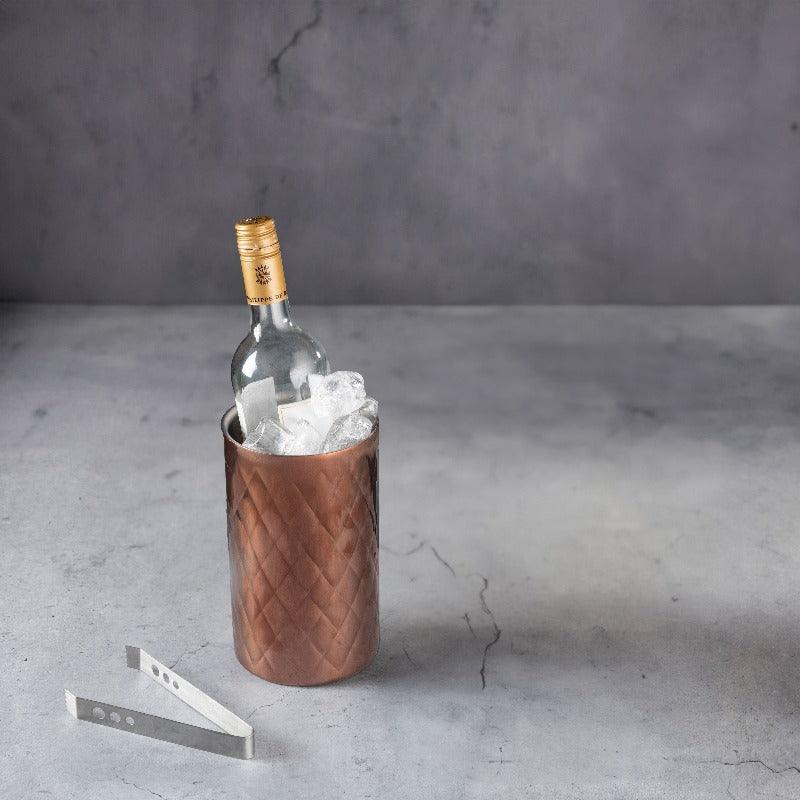 Diamond Cut Bottle Chiller - Smokey Cocktail