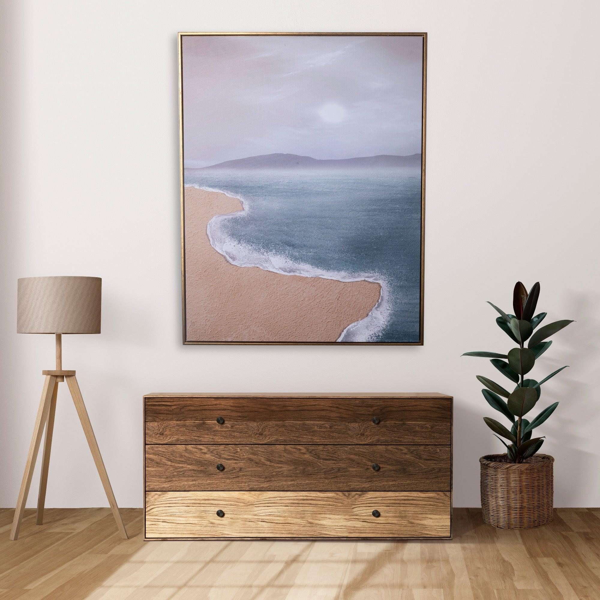 Seaside Sand Wall Art Design - Smokey Cocktail