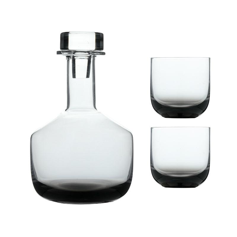 LUXURY GLASS SET OF 3 - Smokey Cocktail