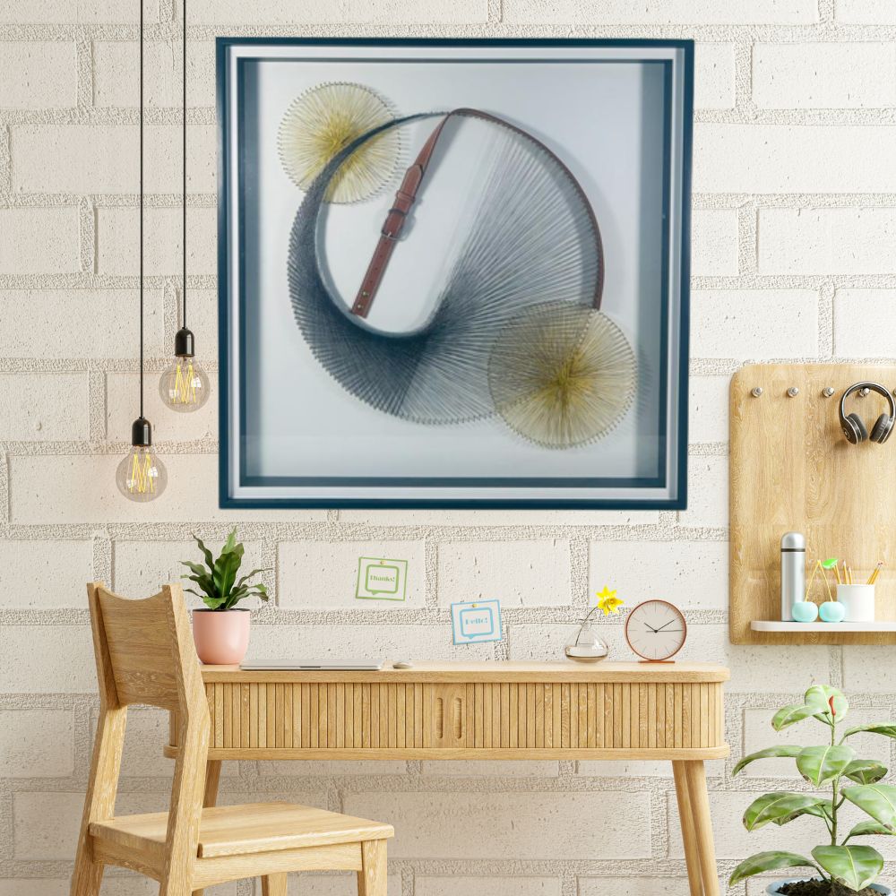 STRING ART WALL DECOR - HAND MADE - Smokey Cocktail