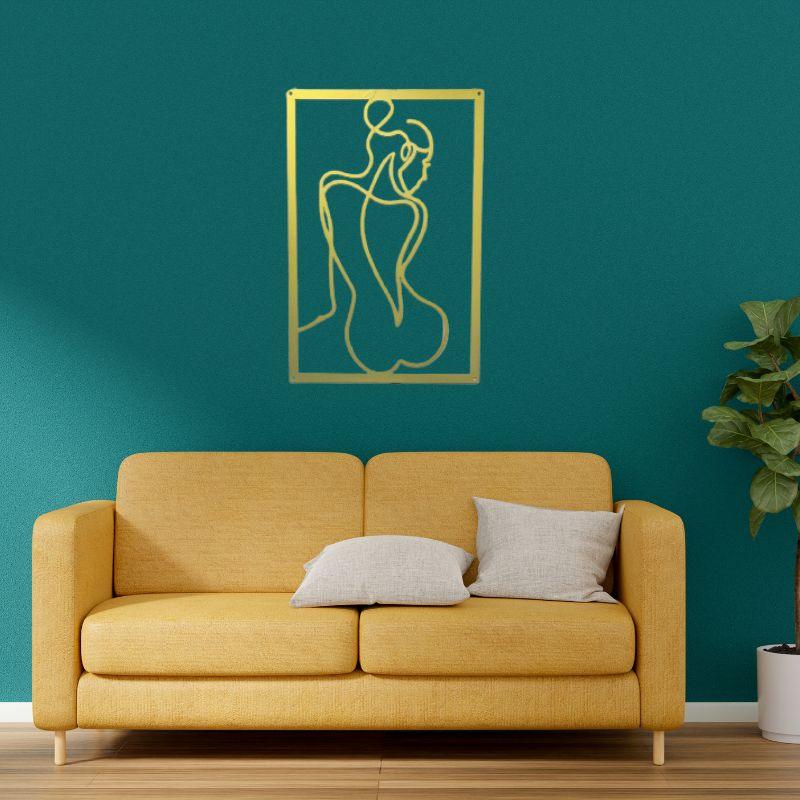 MODERN ABSTRACT METAL PAINTING - Smokey Cocktail