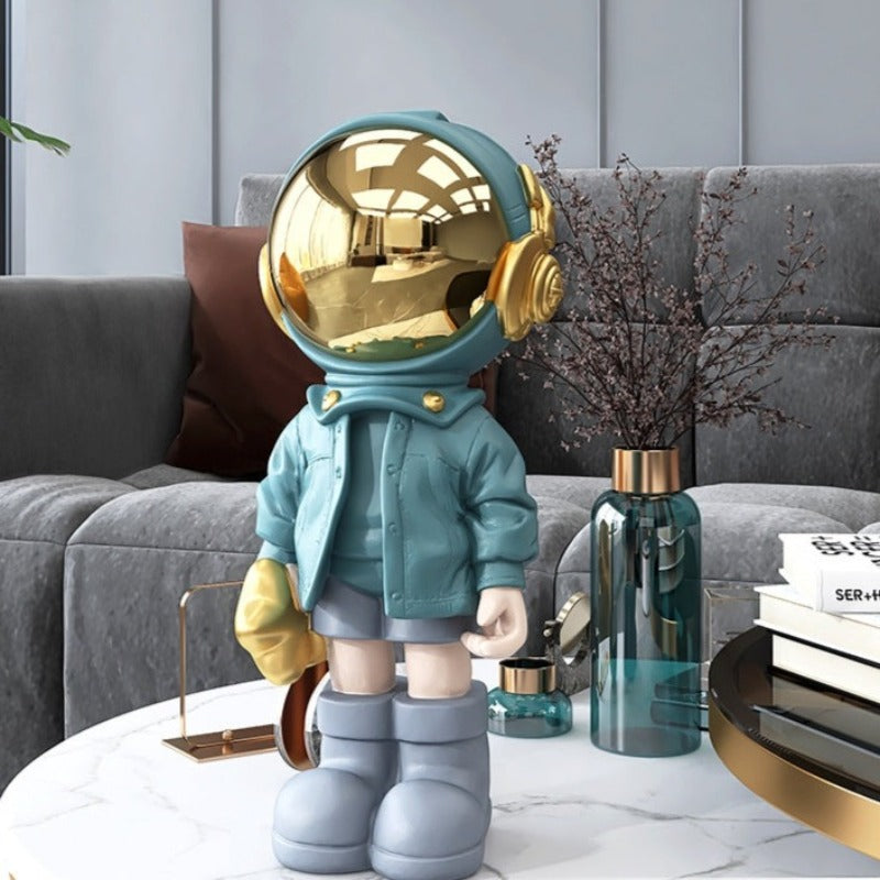 MODERN ASTRONAUT SCULPTURE