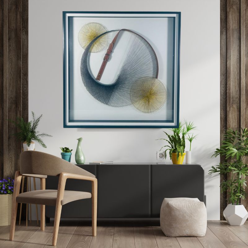 STRING ART WALL DECOR - HAND MADE - Smokey Cocktail