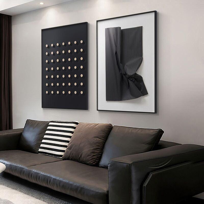 3D PAPER ART WALL PAINTING - Smokey Cocktail