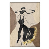 DANCING LADY WALL PAINTING