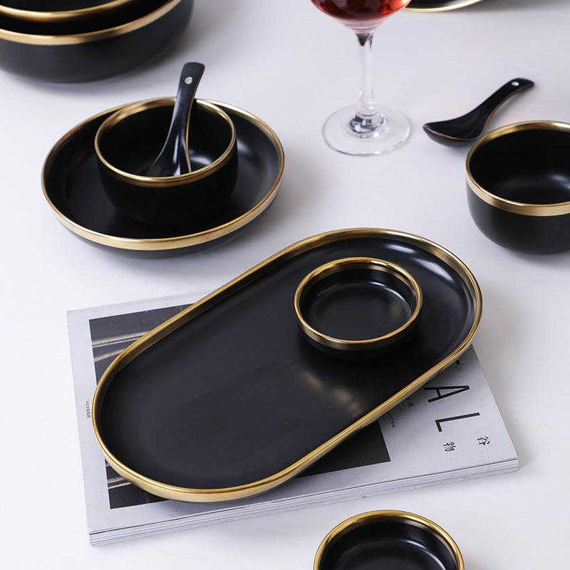 Nore Black Dineware