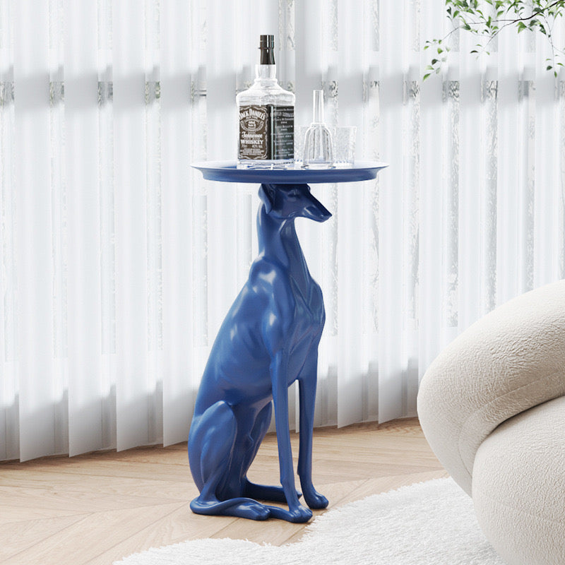 GreyHound Dog Side Table