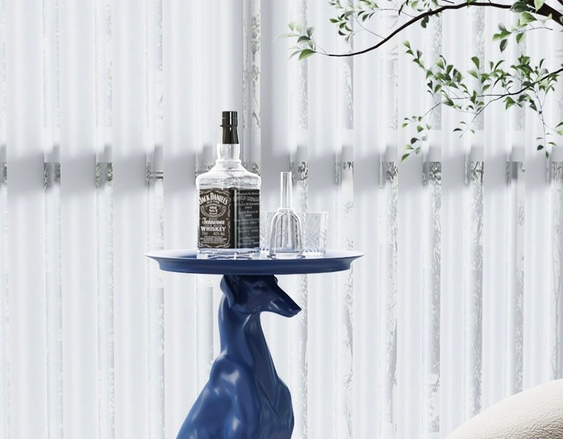 GreyHound Dog Side Table