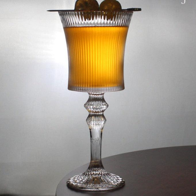 Vintage Striped Wine Glass - Set Of 6