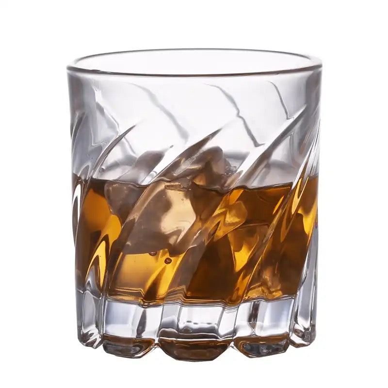 Rotatable Tumbler/Whiskey Glass - Set Of 6