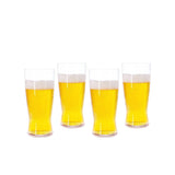 LAGER BEER CLASSIC CRYSTAL GLASS-SET OF 6-MADE IN GERMANY