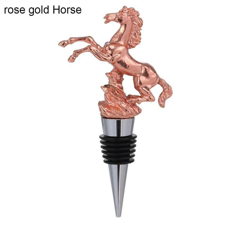 Galloping Horse Bottle Stopper - Set Of 2 - Smokey Cocktail
