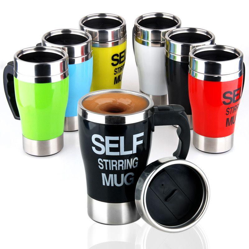 SET OF 2 - AUTOMATIC SELF STIRRING MUG