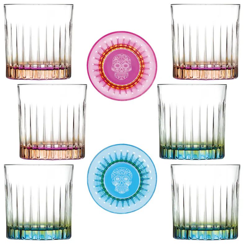 Pedro & Rosa Whiskey Glass - Set of 6 - Made In Italy