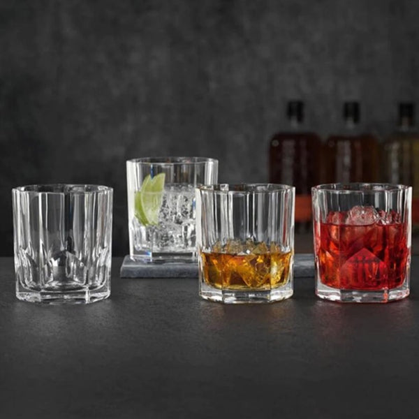 Aspen Whiskey Crystal Glass - Set of 6