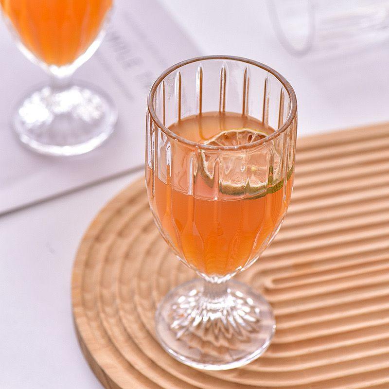 Wide Striped Coffee Glass- Set of 6