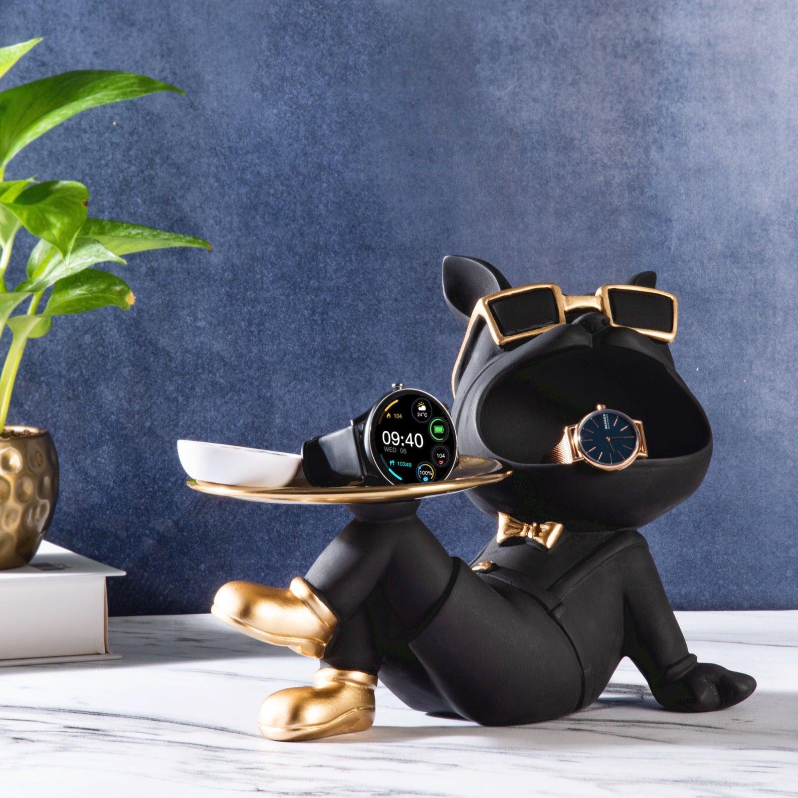 BUTLER BULLDOG WITH TRAY