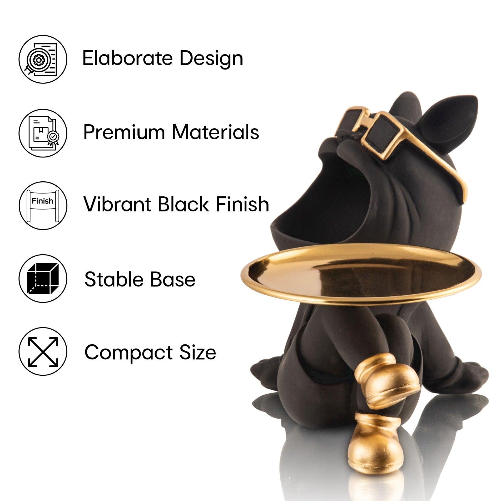 BUTLER BULLDOG WITH TRAY