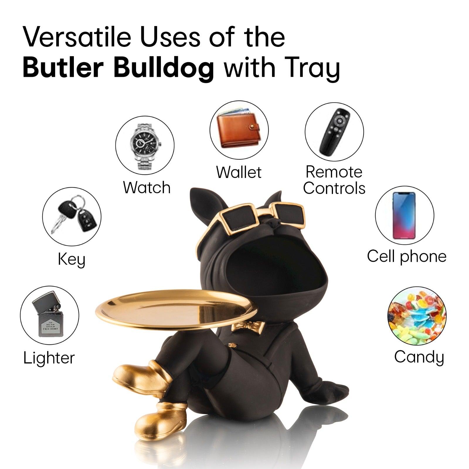 BUTLER BULLDOG WITH TRAY